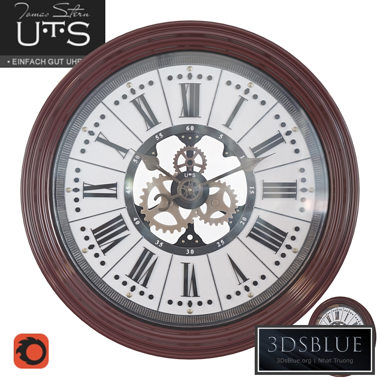 WALL CLOCK TOMAS STERN 9028