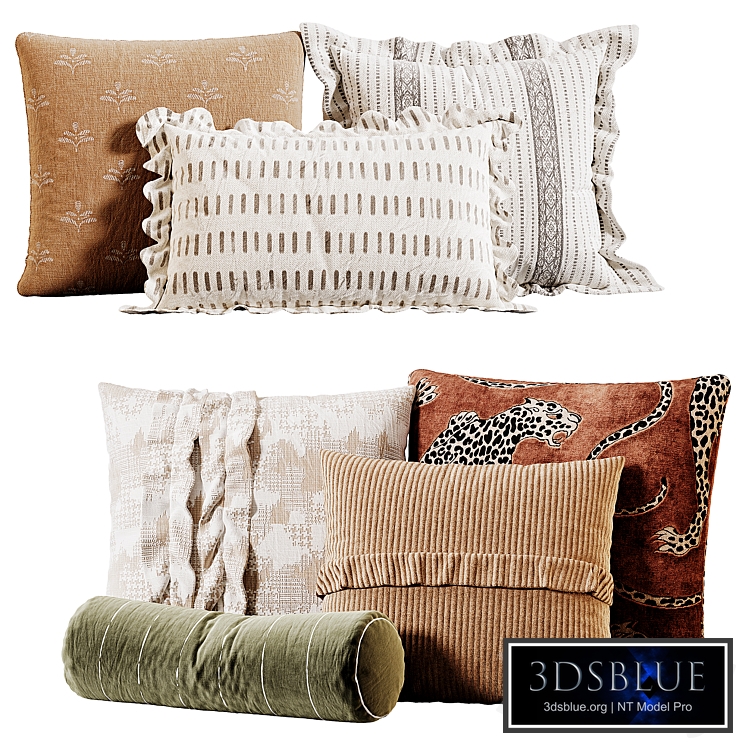 Decorative cushions set 07