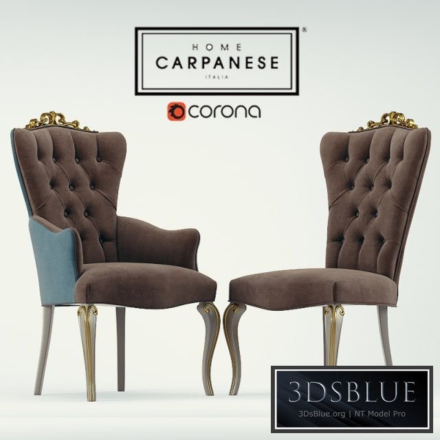 Chair and armchair Carpanese