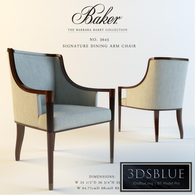 Baker_3645_SIGNATURE DINING ARM CHAIR