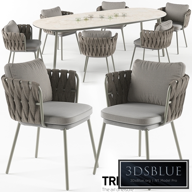 Tosca table &amp; armchair set