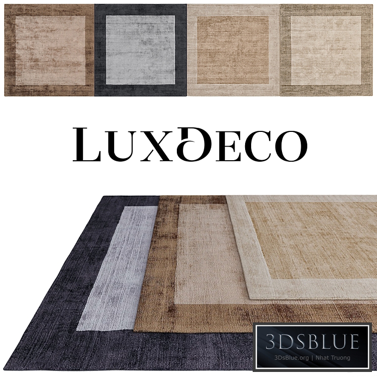 LUXDECO | BLADE BORDER RUG