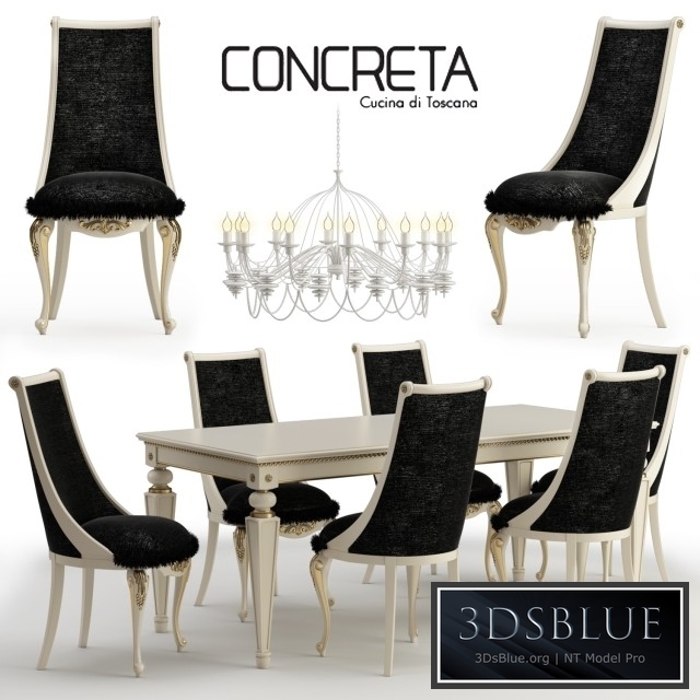 Concreta cucina, Arrogance Impero dinner set