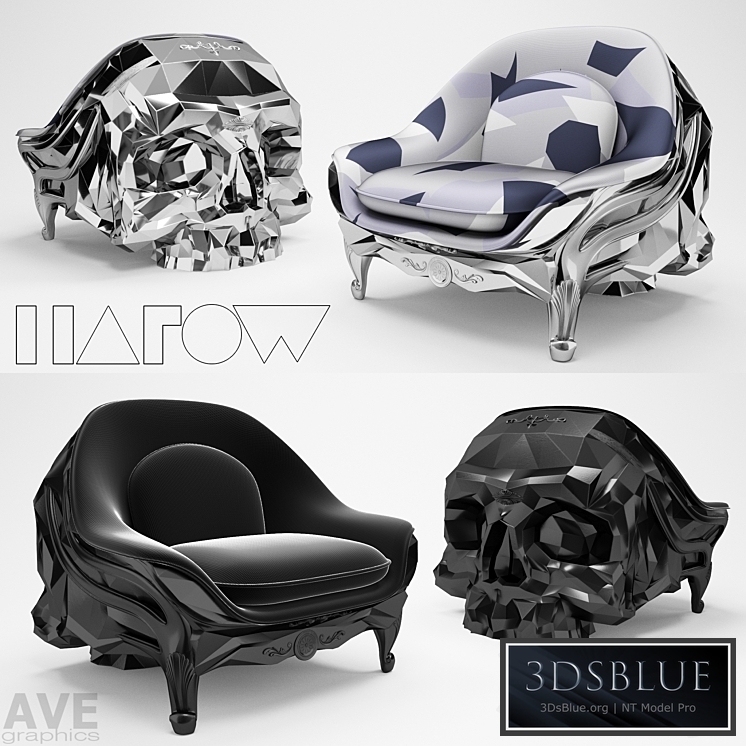 AVE Harow skull armchair