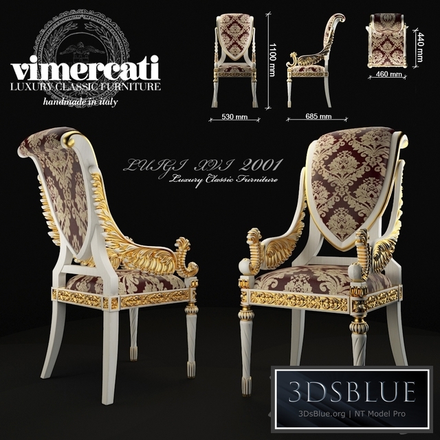 Chairs in Louis XVI style VIMERCATI