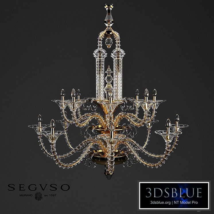 Chandelier Seguso Rezzonico Museo