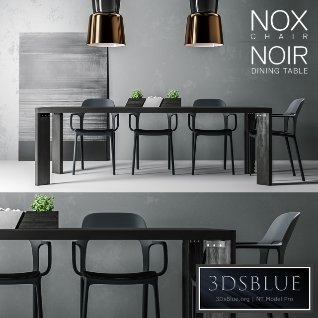 NOX &amp; NOIR tables &amp; chairs