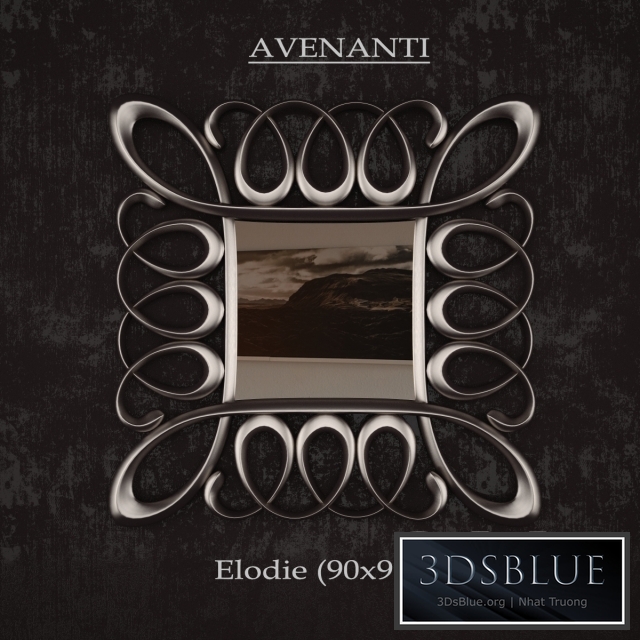 Mirror Elodie AVENANTI 90h90sm