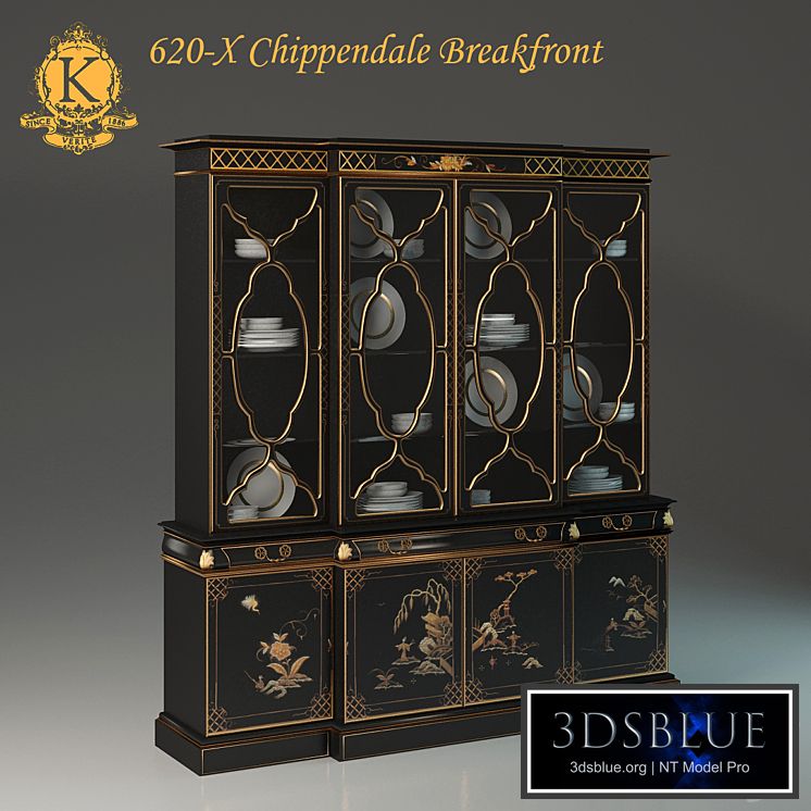 Karges 620-X Chippendale Breakfront