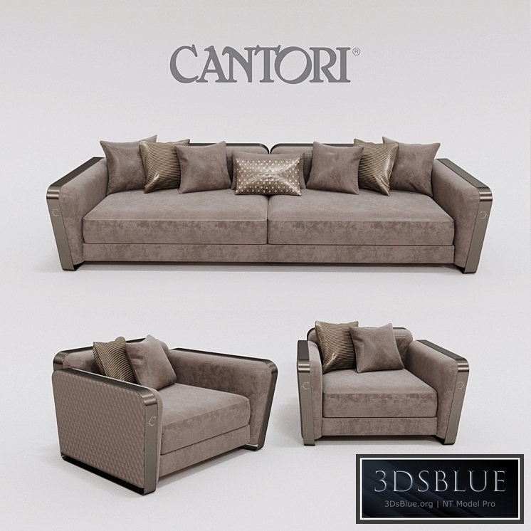 Cantori Voyage sofa and armchair