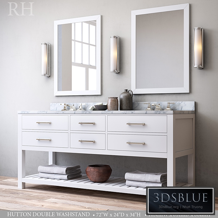 HUTTON DOUBLE WASHSTAND
