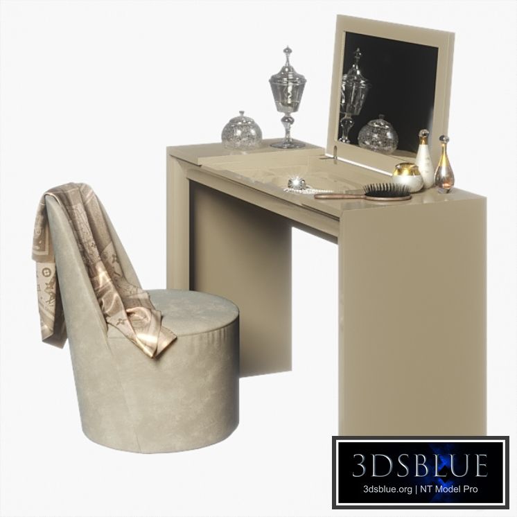 Dressing table Mugali. Model Ref.1324 Chair Casamilano Lea