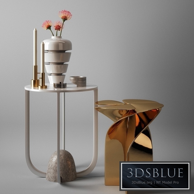 Louis Vuitton Blossom Stool with Decor