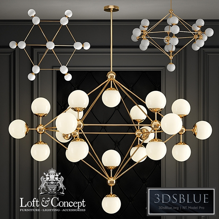 Modo Chandelier Gold Chandelier 21