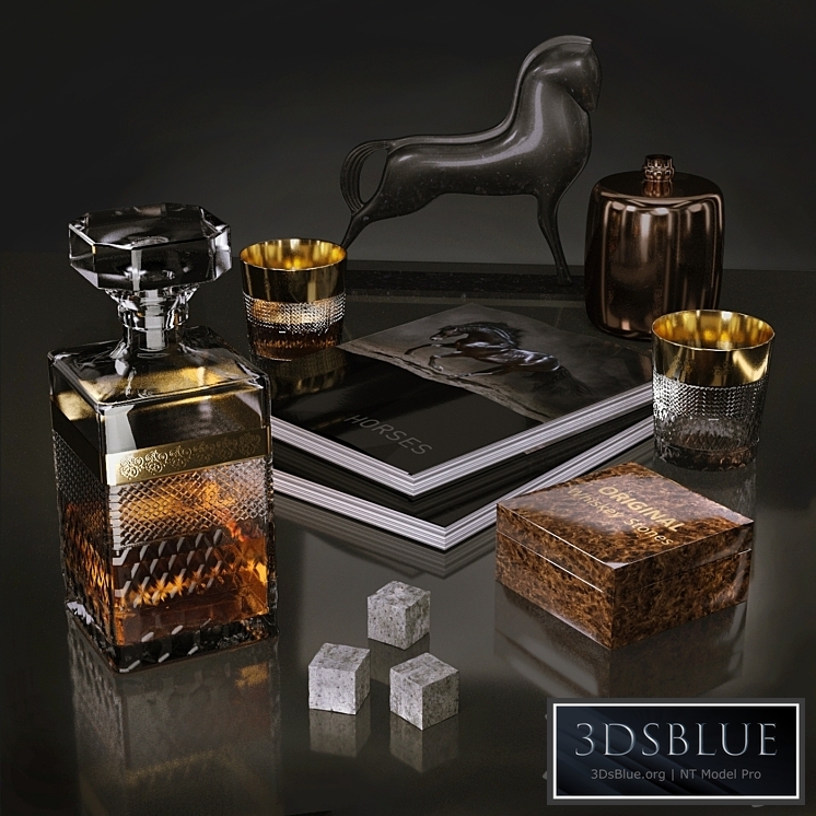 Set whiskey and horses