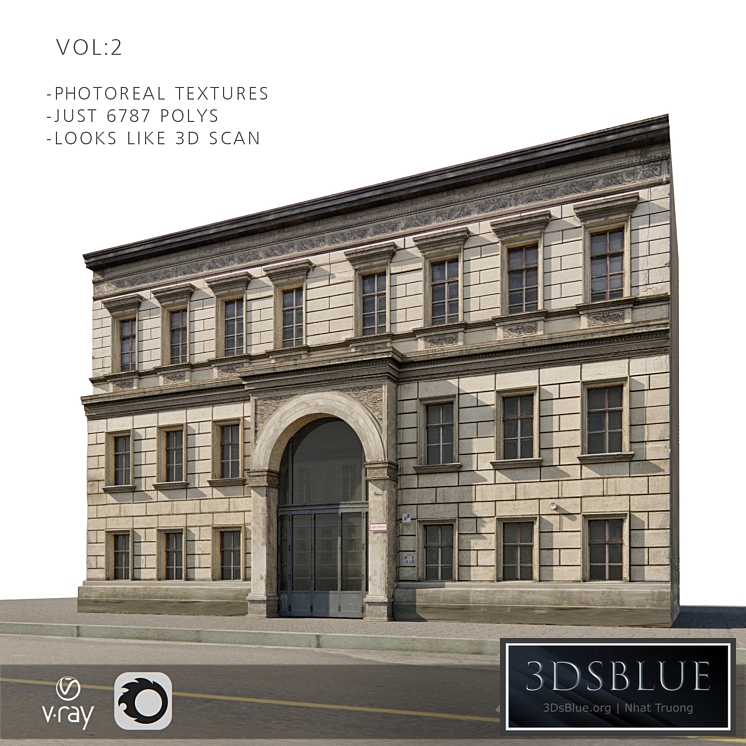 Fotorealny facade for bekgraund vol: 2