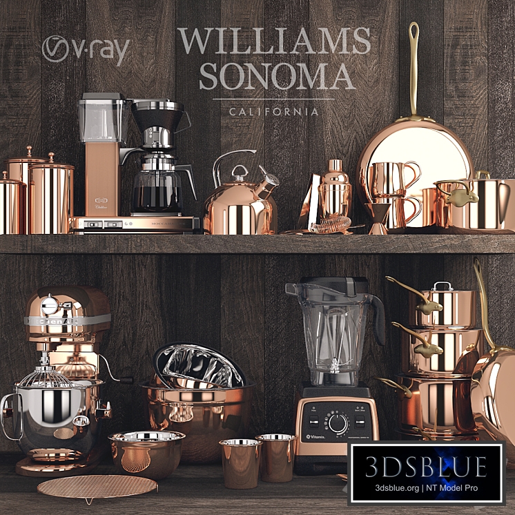 Williams Sonoma Copper Set