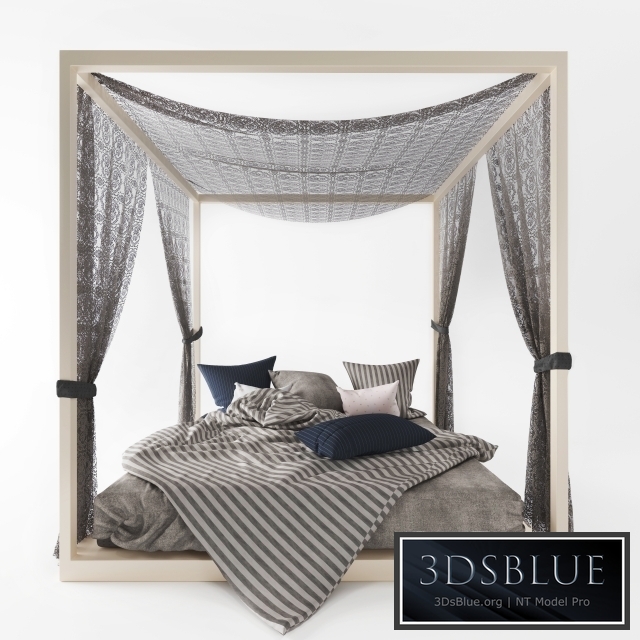 four-poster bed