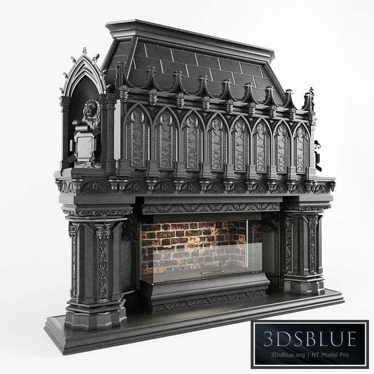 Gothic Fireplace