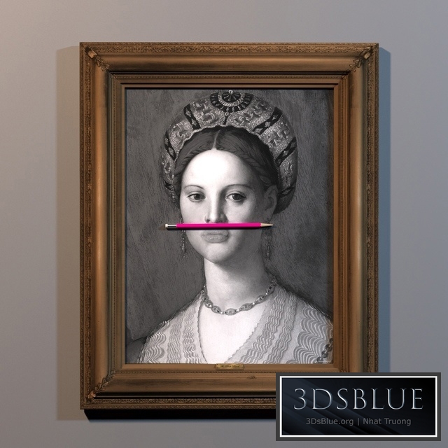 PINK ON CANVAS PENCIL MINEHEART