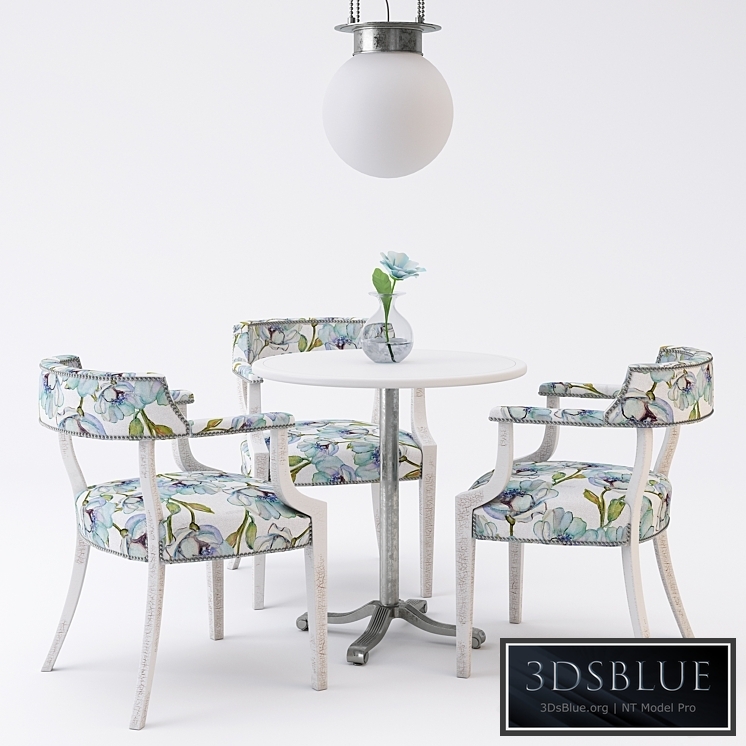 Restaurant furniture set 01