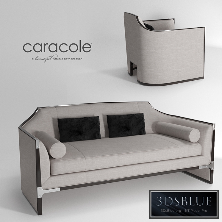 Sofa and armchair Caracole Simply Put