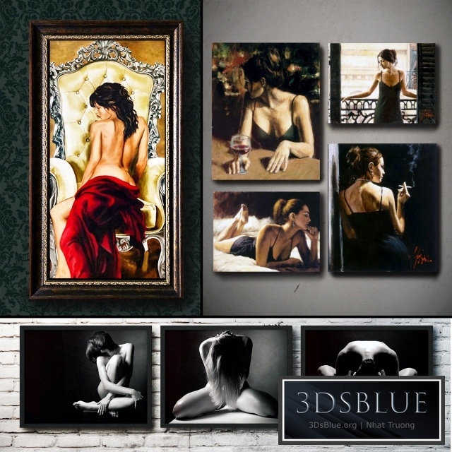 The picture in the frame. Collection 125