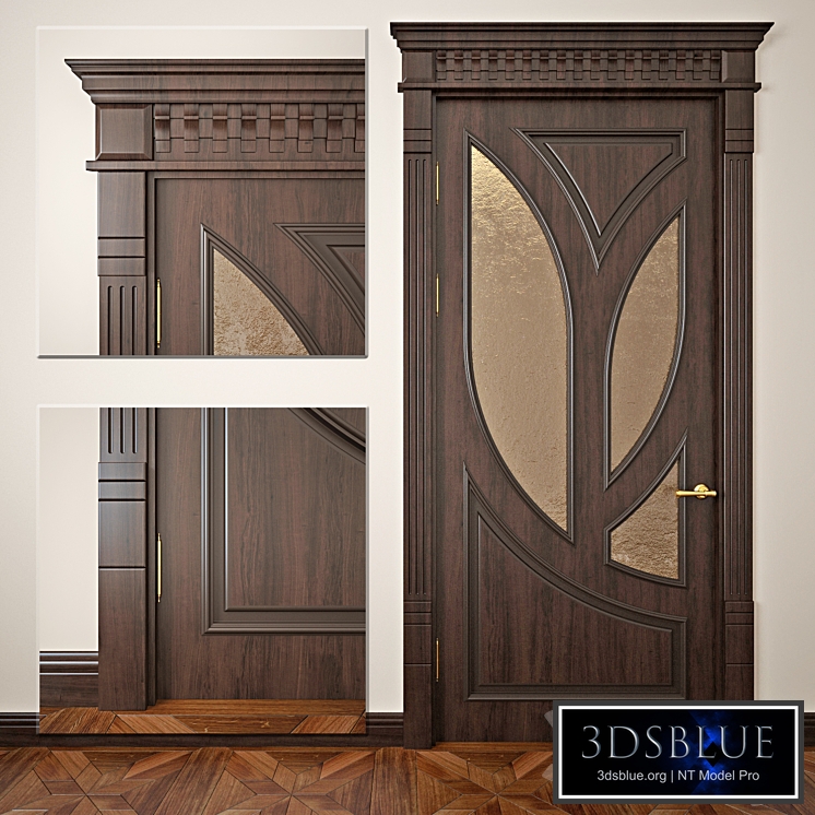 in the style of a classic door