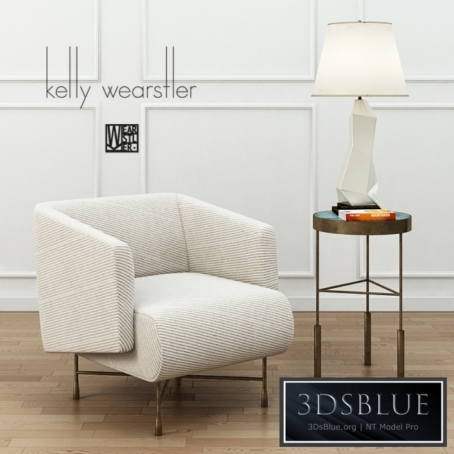 KELLY WEARSTLER BIJOUX LOUNGE CHAIR