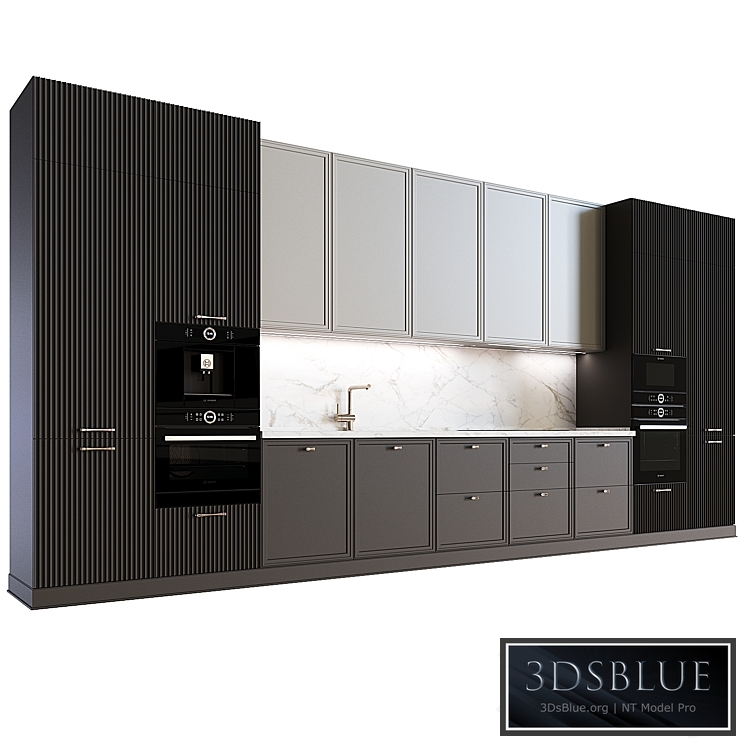 Neoclassical kitchen 15